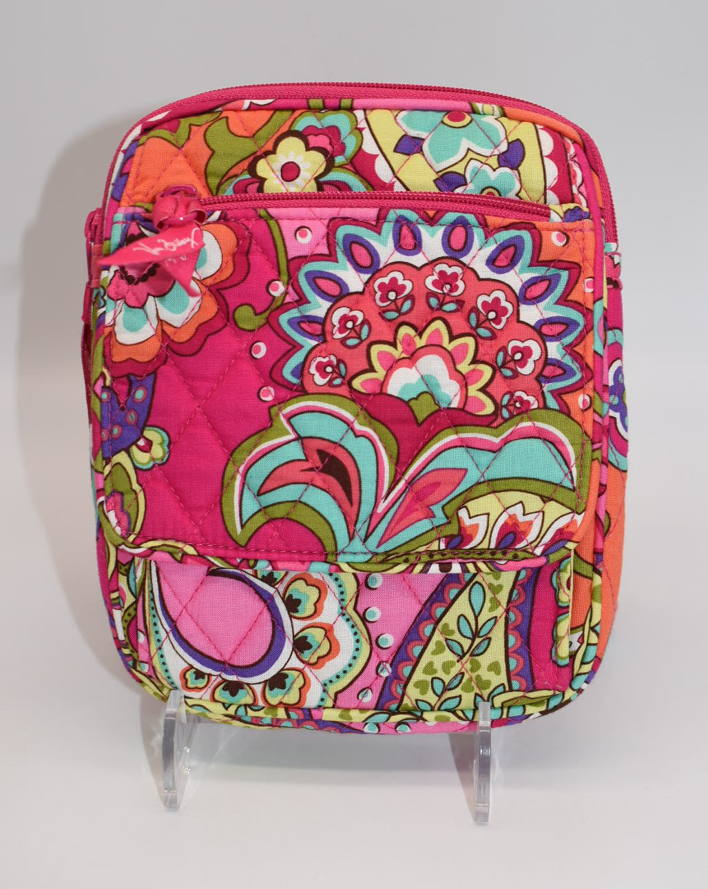 Vera Bradley Mini Hipster Crossbody Bag in "Pink Swirls" Pattern
