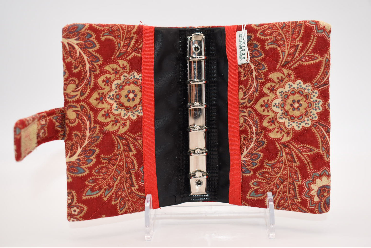 Vera Bradley Mini Binder /Index Card Holder in "Windsor-1995" Pattern