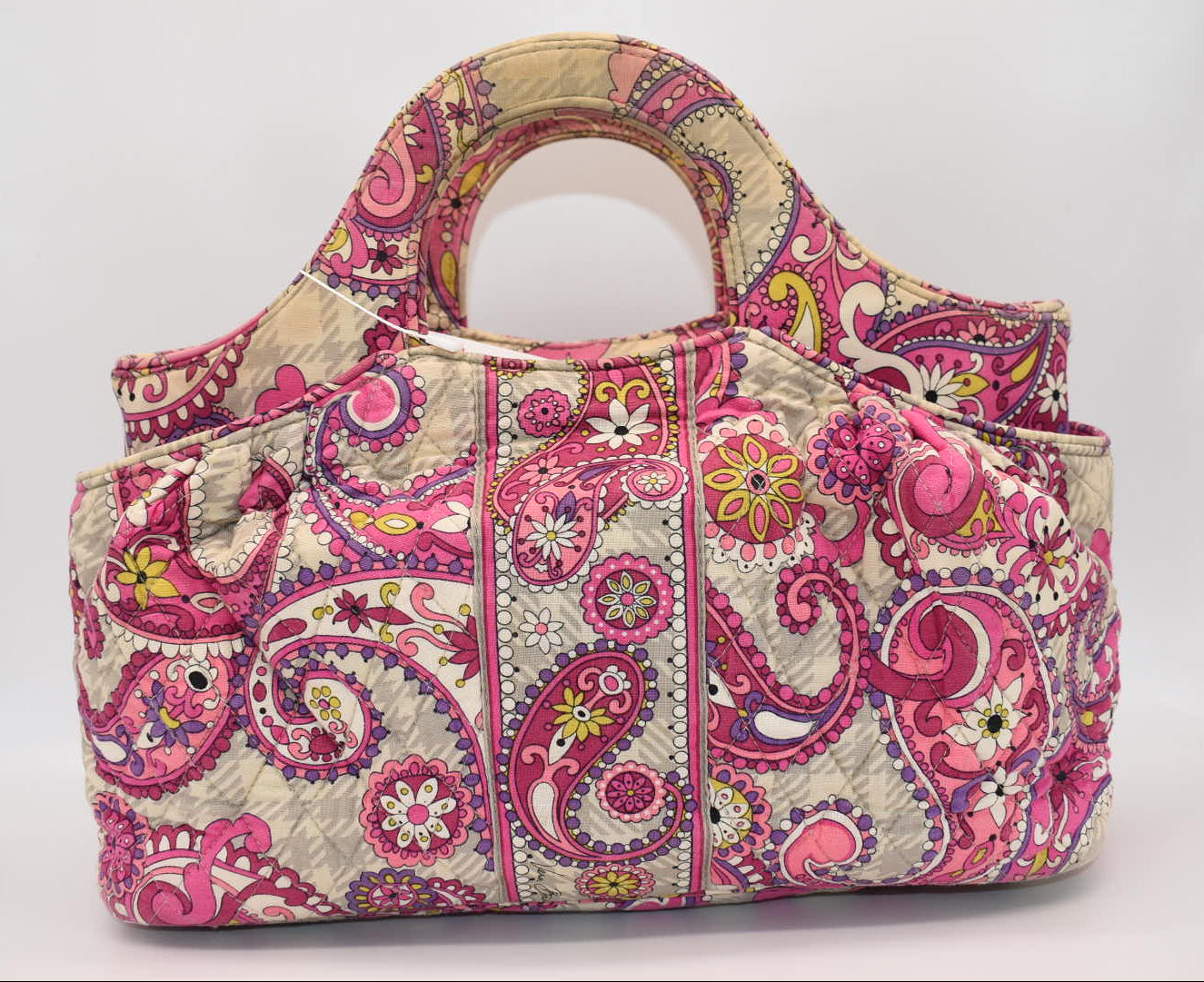 Vera Bradley Abby Tote Bag in "Paisley Meets Plaid" Pattern