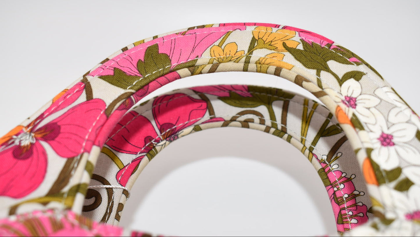 Vera Bradley Abby Top-Handle Tote Bag in "Tea Garden" Pattern