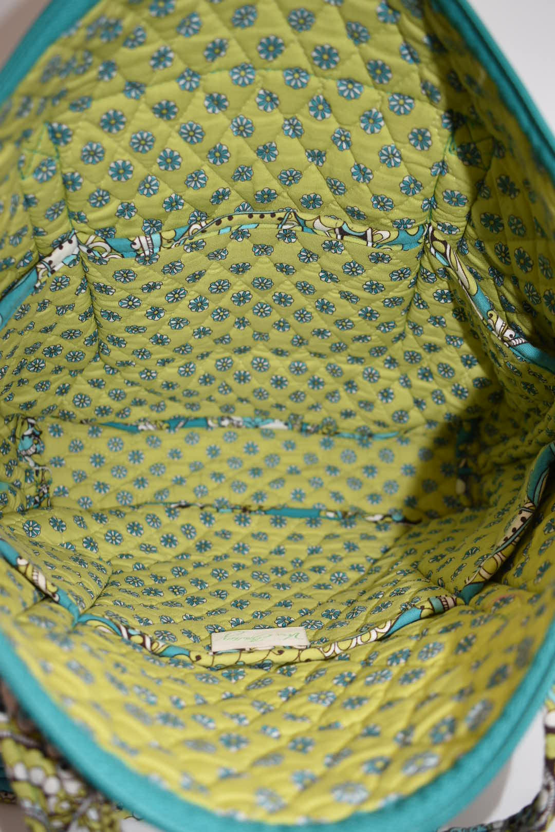 Vera Bradley Villager Tote Bag in "Peacock" Pattern