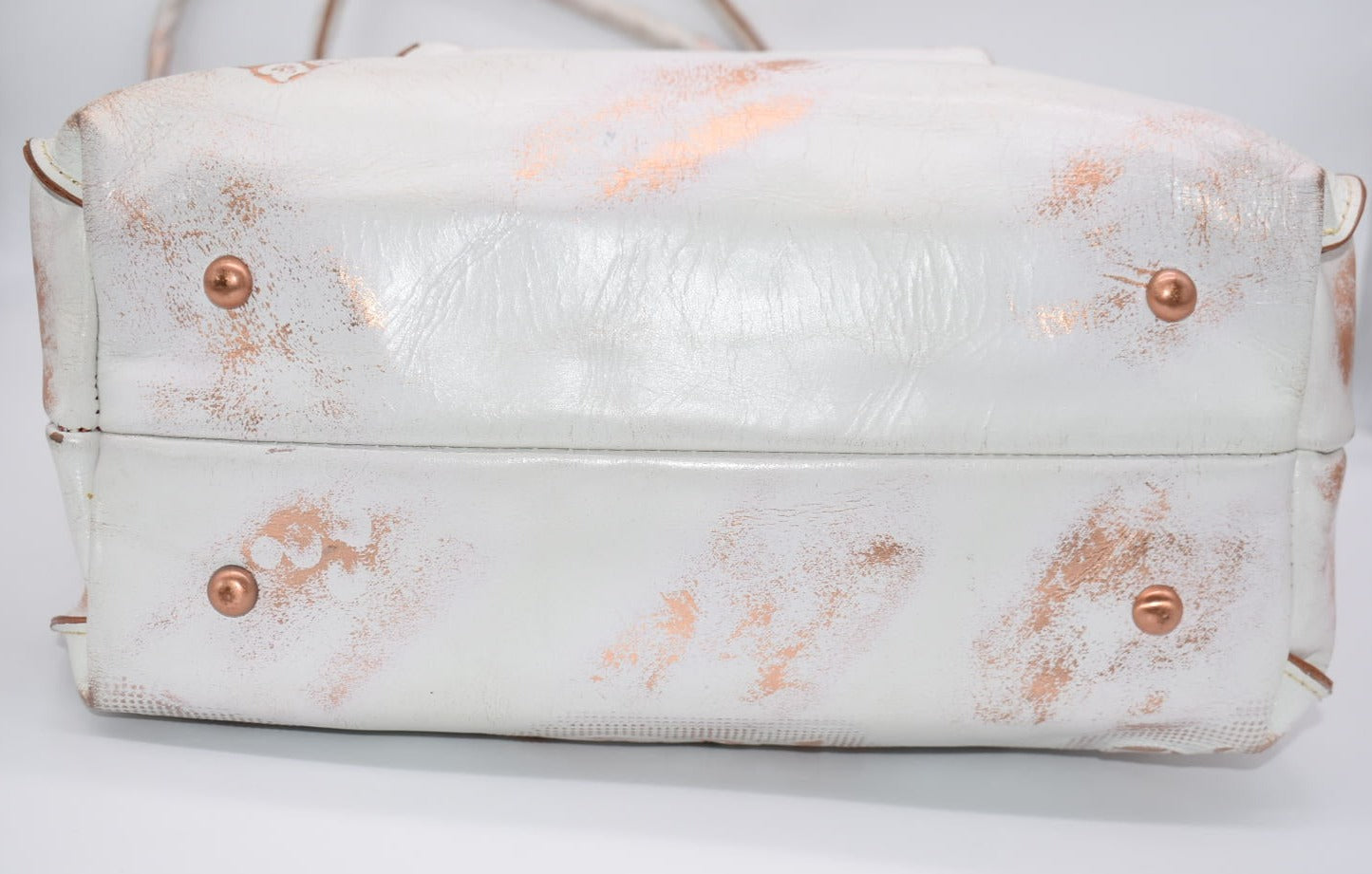 Patricia Nash Cavo Tote Bag in Tooled Pink White Metallic