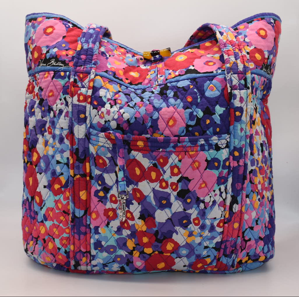 Vera Bradley Large Vera Tote Bag in "Impressionista" Pattern