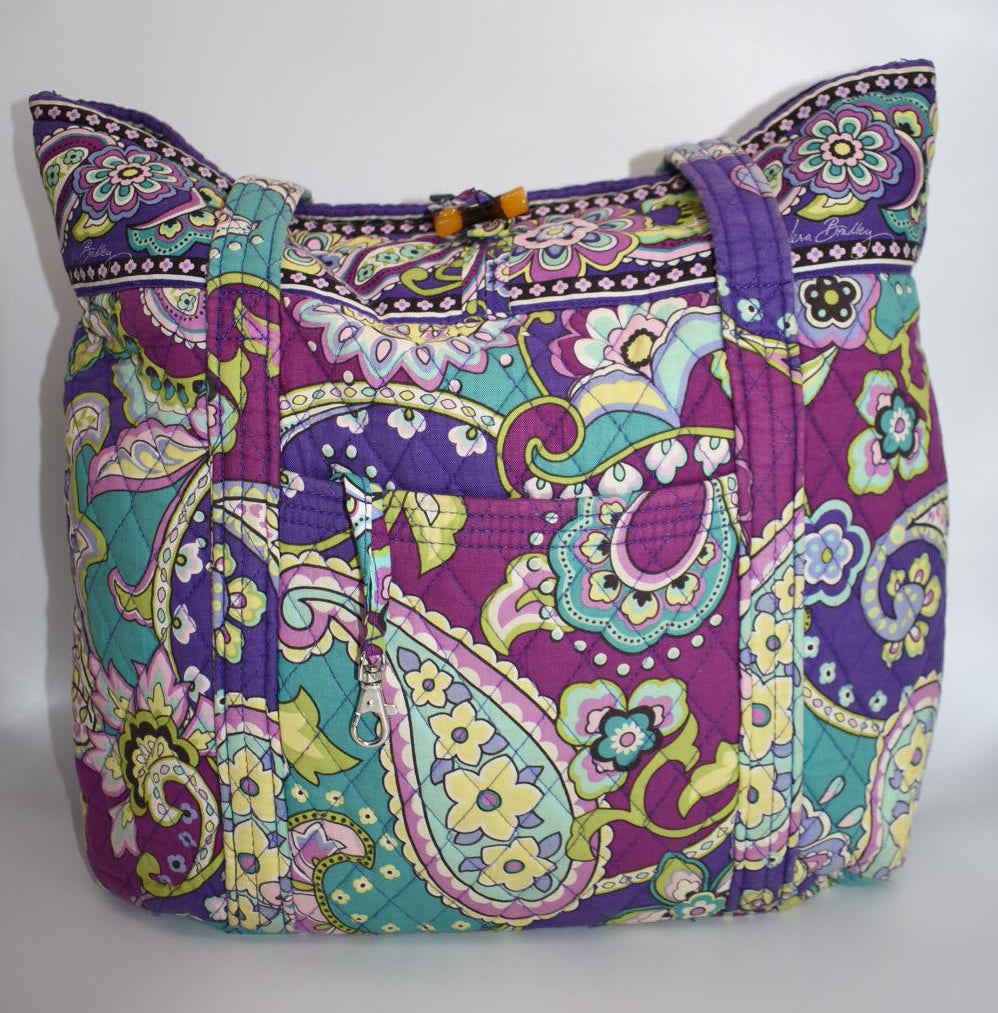 Vera Bradley Large Vera Tote Bag in "Heather" Pattern