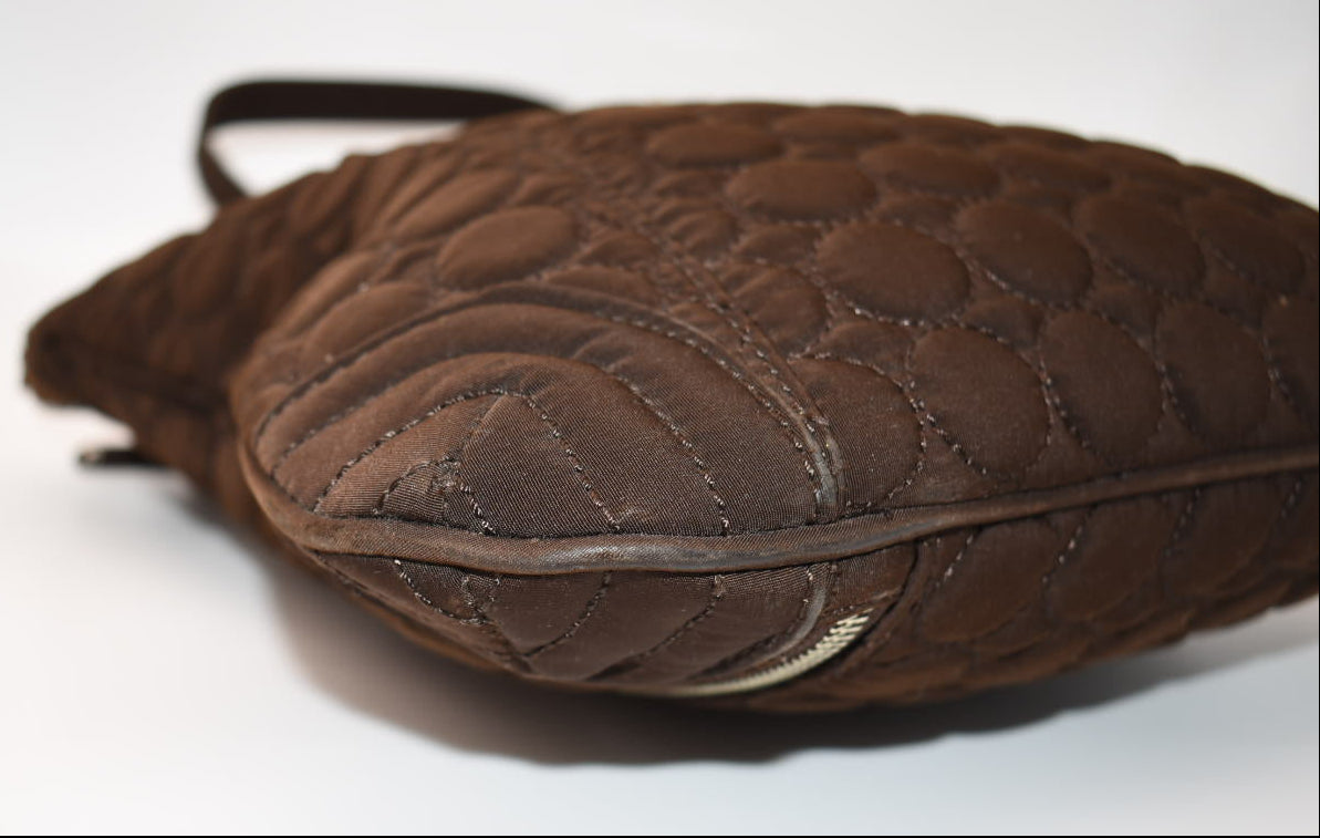 Vera Bradley Microfiber Slim Crossbody Bag in Espresso