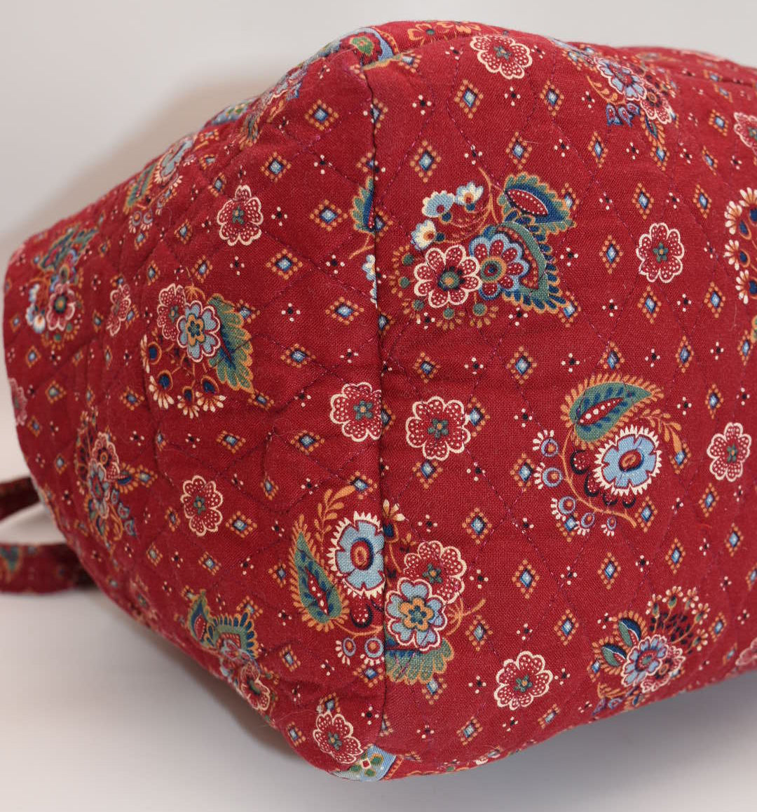 Vera Bradley Hoosier Shoulder Bag in "Provincial Red - 1986" Pattern