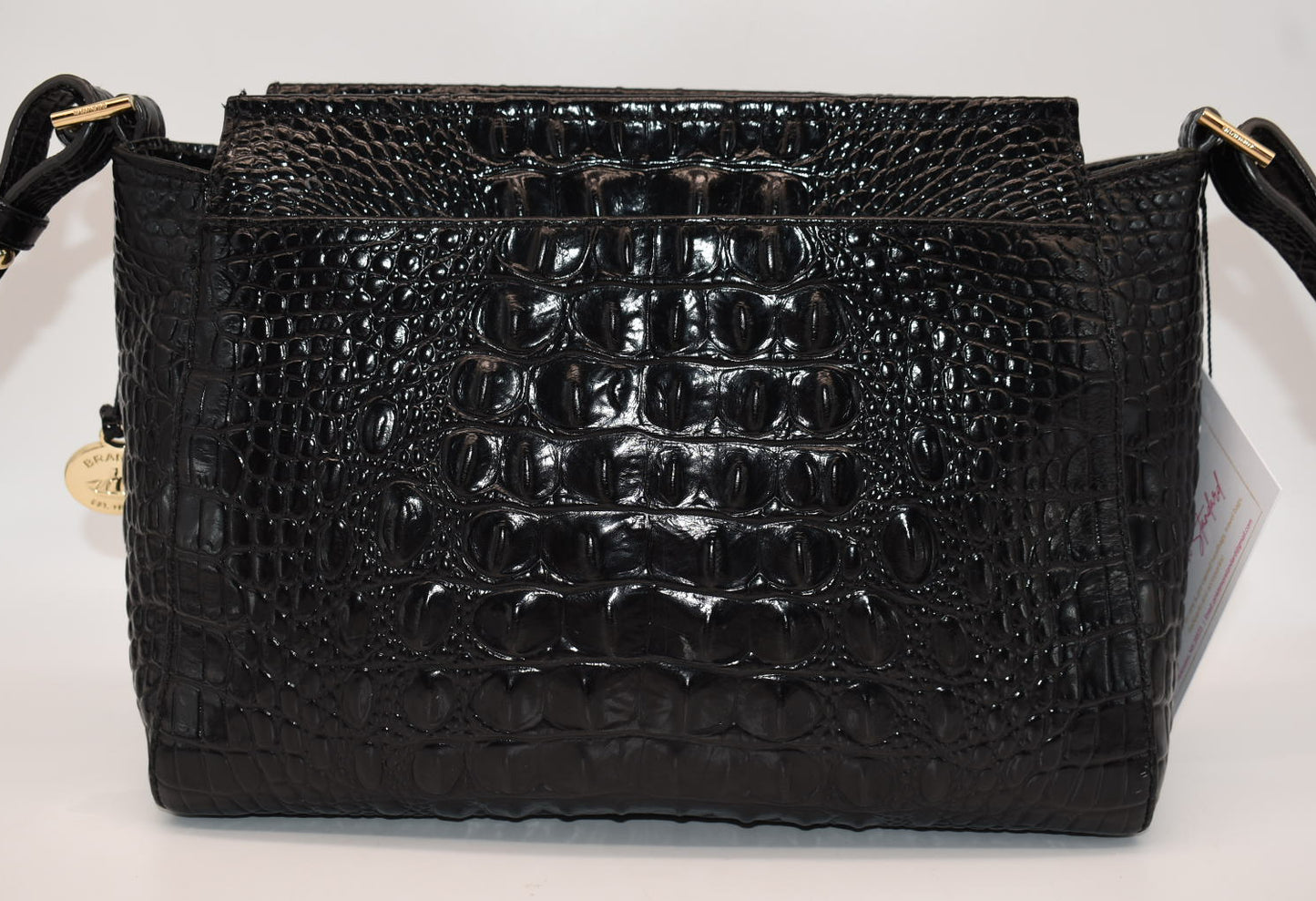Brahmin Hillary Crossbody Bag in Black Melbourne