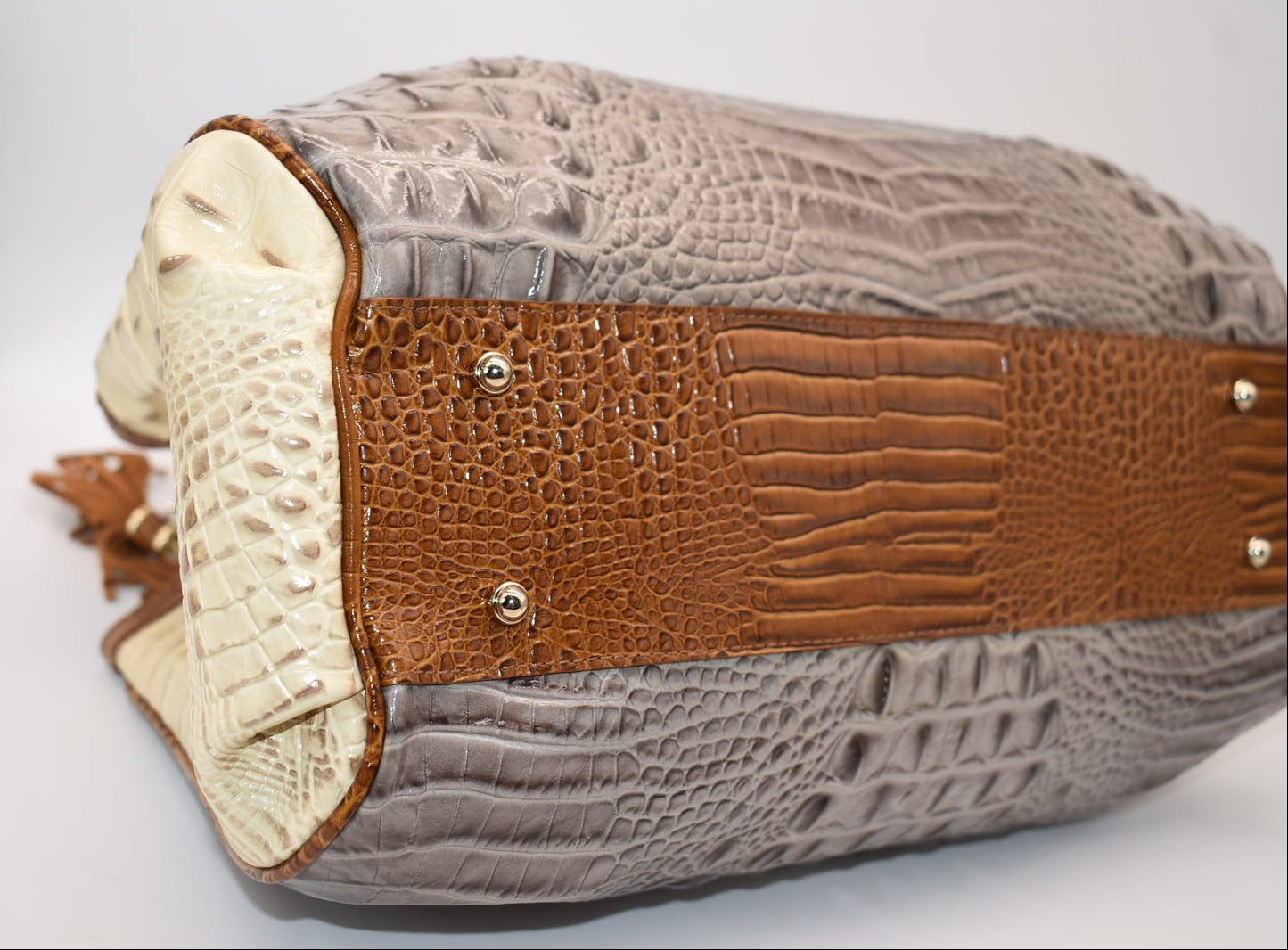 Brahmin Elisa Hobo Shoulder Bag in Tri-Color Melbourne