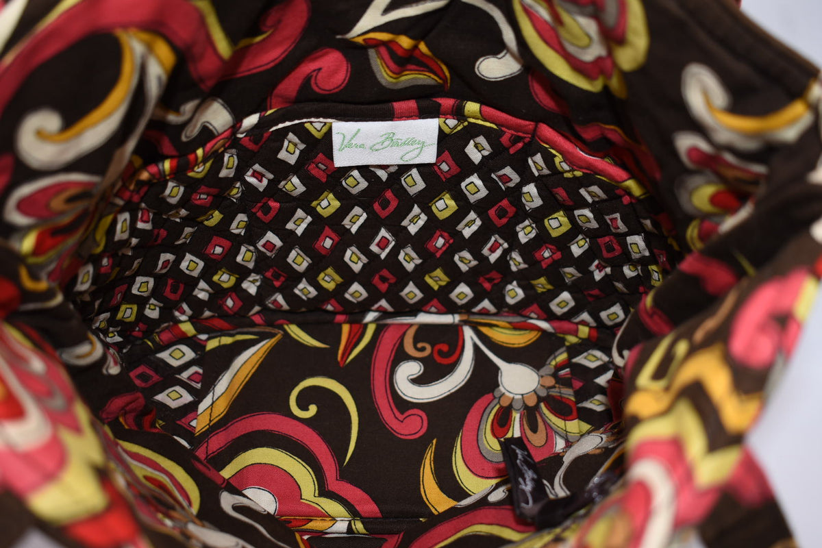 Vera Bradley Bucket Tote Bag in "Puccini" Pattern
