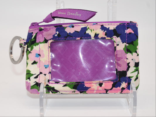 Vera Bradley Zip ID Case in "Flower Garden" Pattern