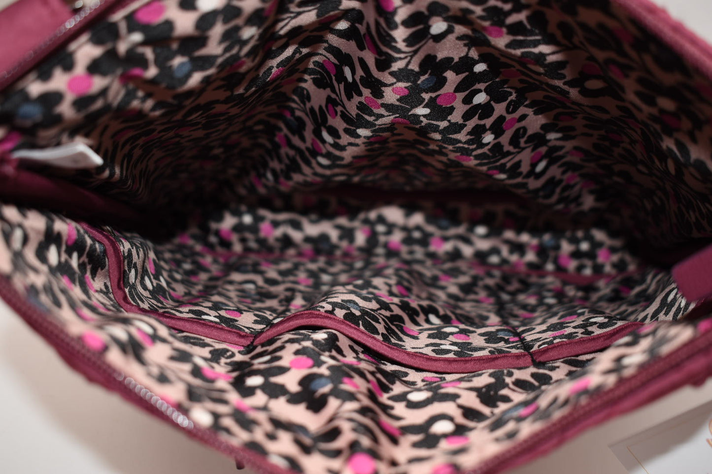 Vera Bradley Hipster Crossbody Bag in "Burgundy Wine"