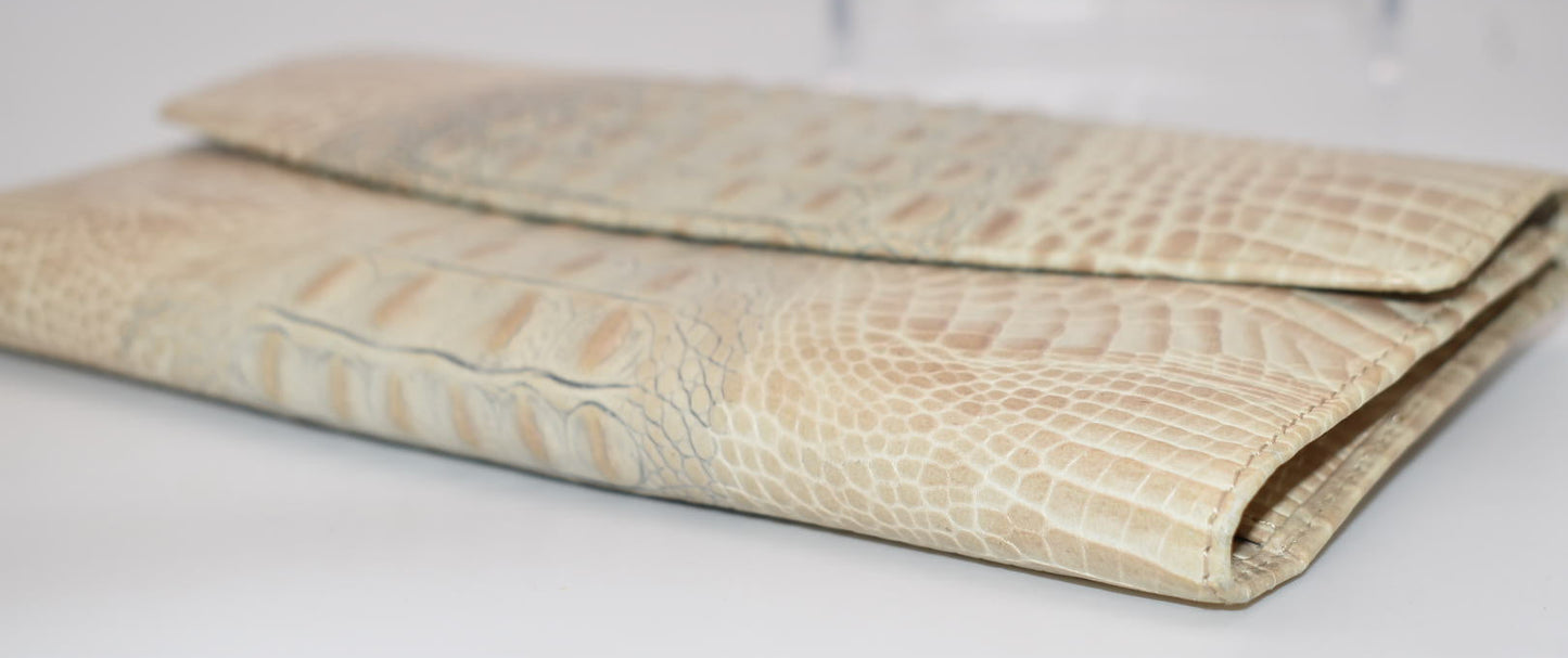 Vintage Brahmin Soft Checkbook Wallet