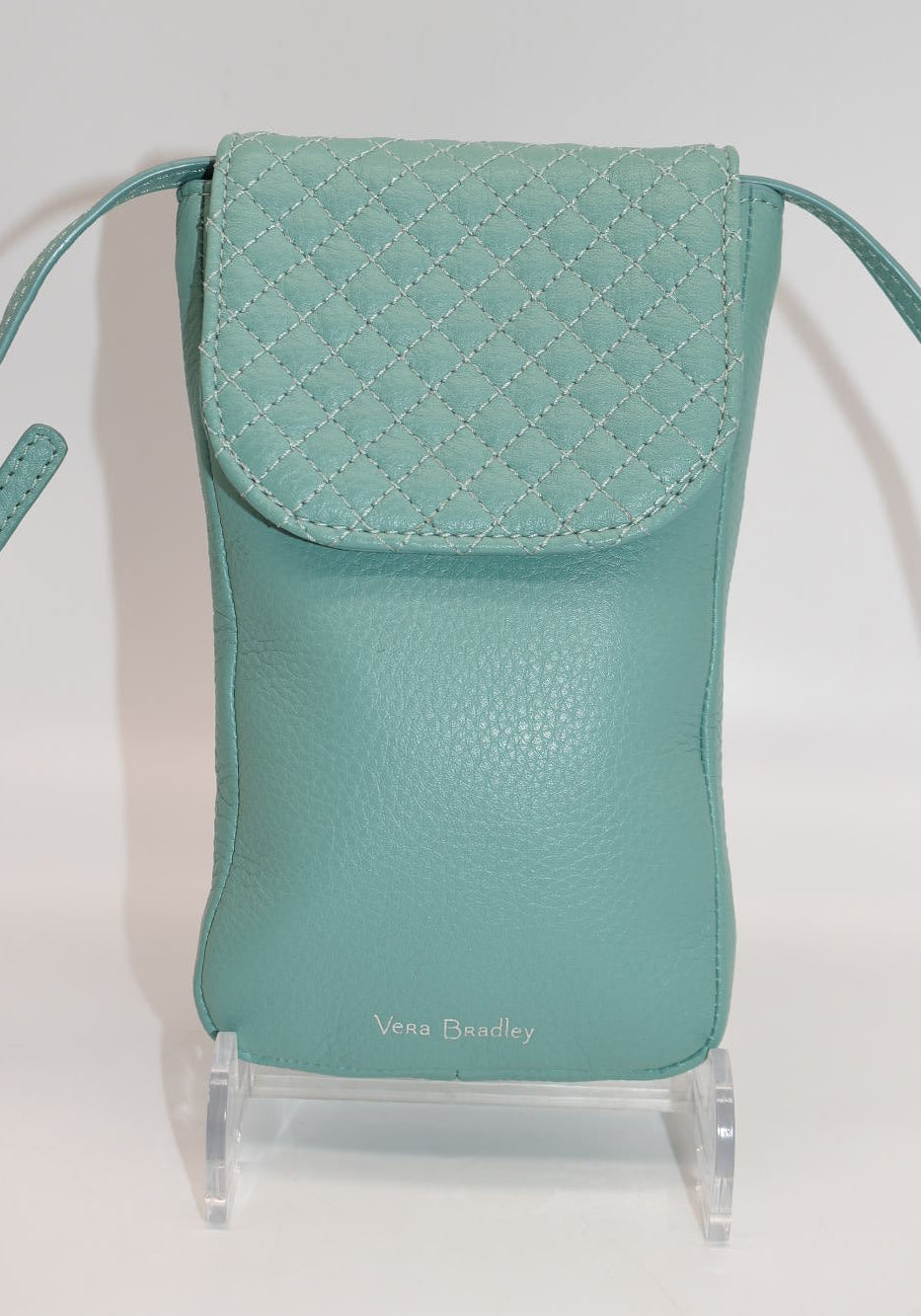 Vera Bradley Carson RFID Cellphone Crossbody Bag in Dark Aloe