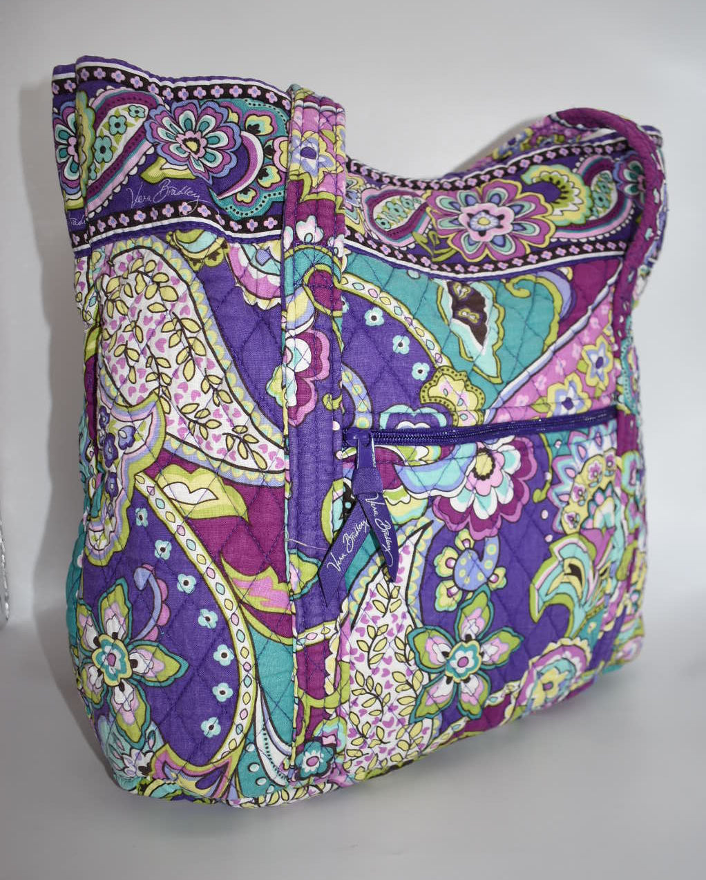 Vera Bradley Large Vera Tote Bag in "Heather" Pattern