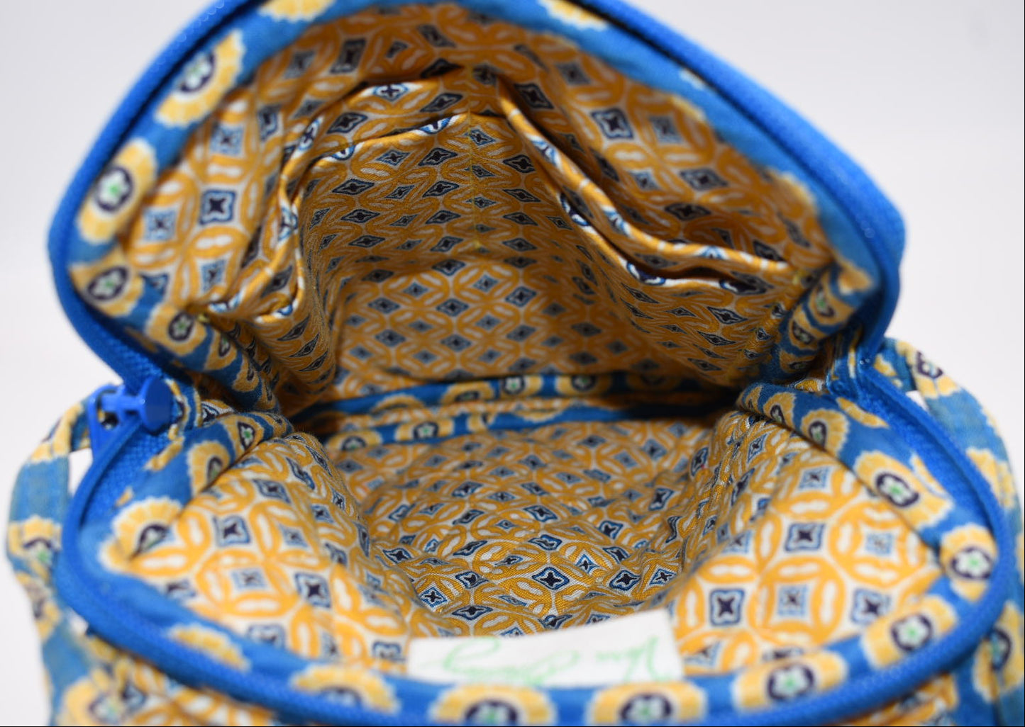 Vera Bradley Mini Hipster Crossbody Bag in "Riveria Blue" Pattern
