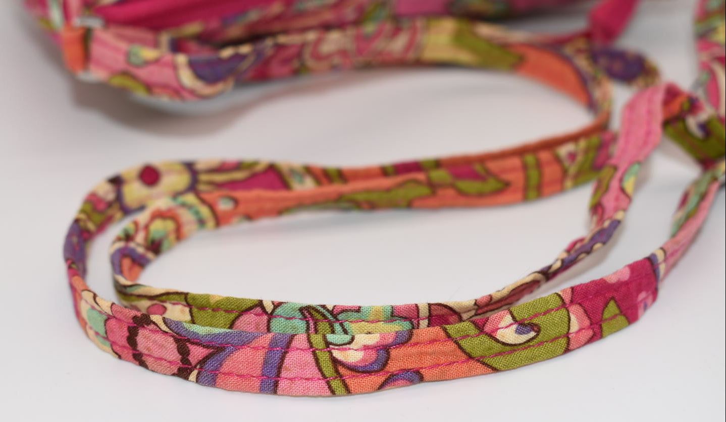 Vera Bradley Little Crossbody Bag in "Pink Swirls" Pattern