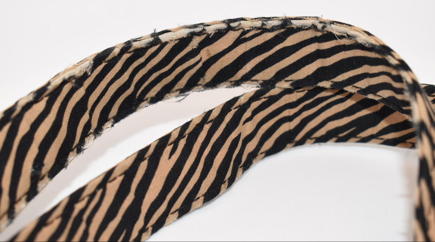 Vera Bradley Double Zip Mailbag Crossbody Bag in "Tiger Print" Pattern