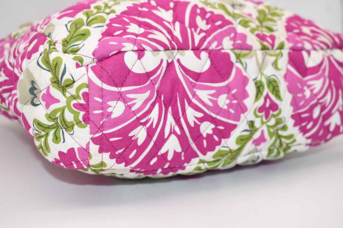 Vera Bradley Quilted Cotton Tote Bag in "Julep Tulip" Pattern