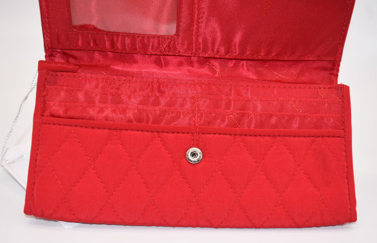 Vera Bradley Microfiber Clutch Wallet in Red