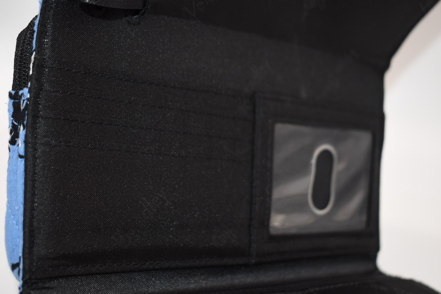 Vera Bradley Wallet Crossbody Bag in "Playful Penguins - Blue" Pattern