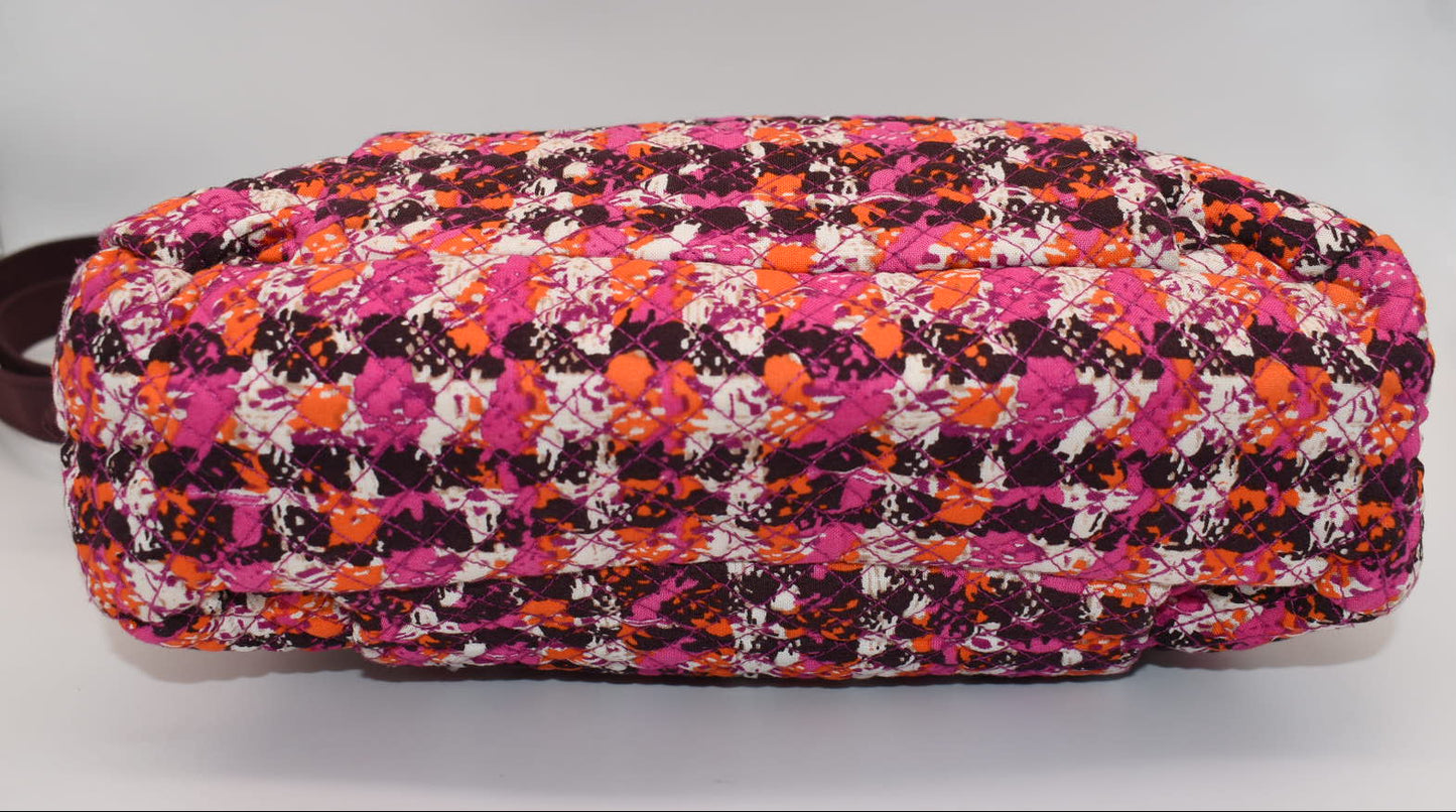 Vera Bradley Hadley Crossbody Bag in "Houndstooth Tweed" Pattern