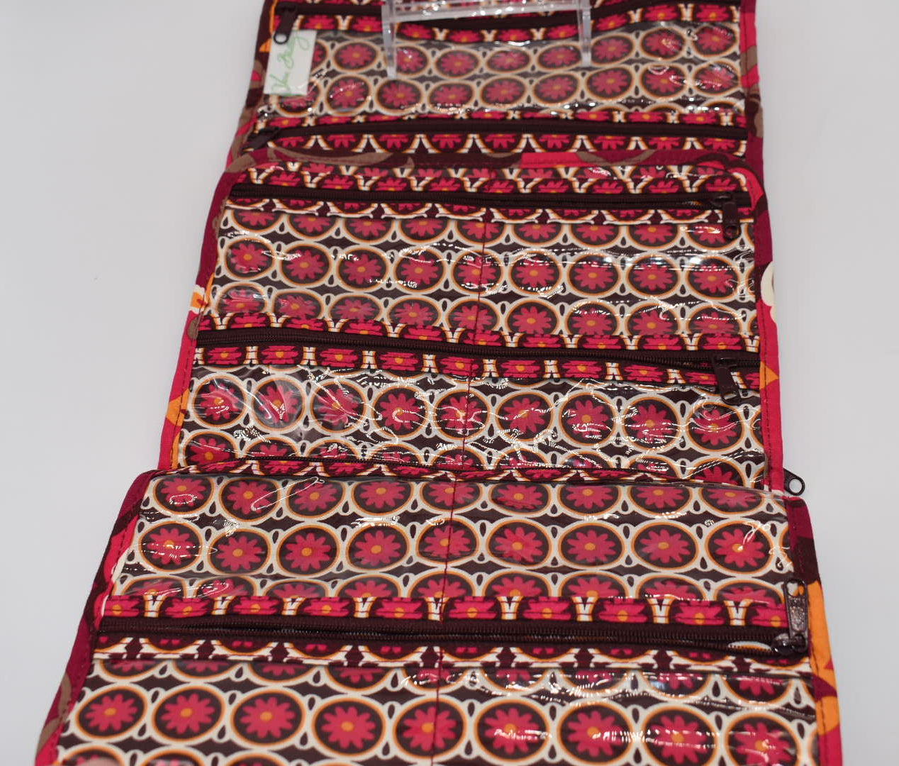 Vera Bradley Travel Jewelry Book Organizer Case in "Carnaby" Pattern