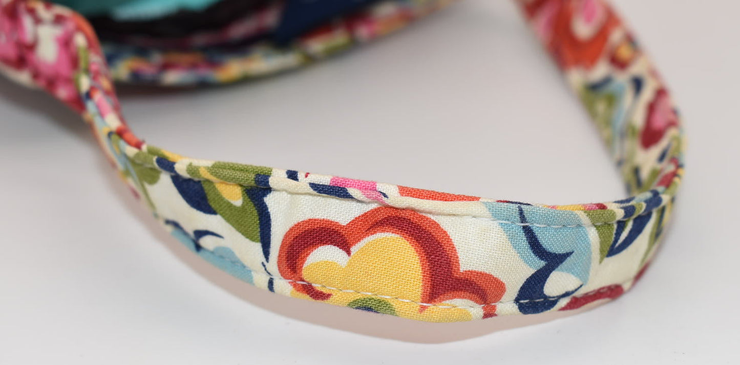 Vera Bradley Hannah Small Pleated Bag in "Hope Garden" Pattern