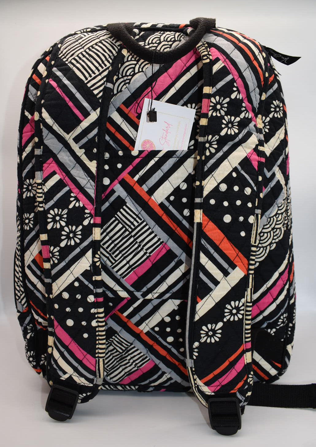 Vera Bradley Campus Tech Backpack in "Northern Stripes" Pattern