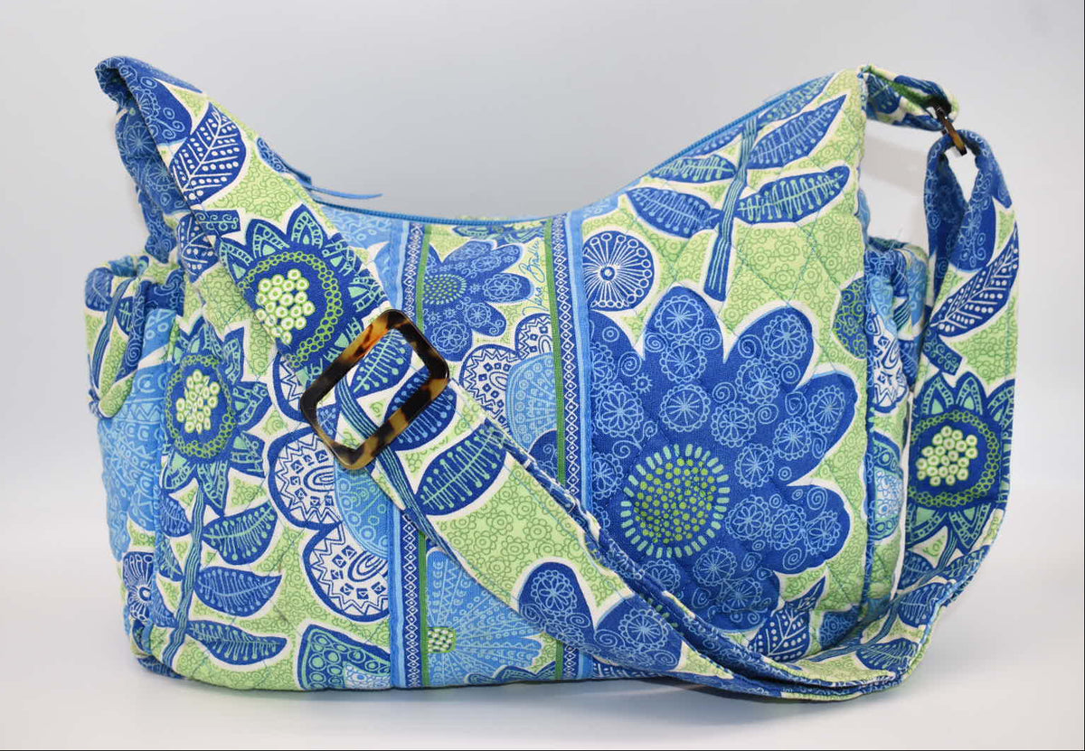 Vera Bradley On-The-Go Convertible Shoulder Bag in "Doodle Daisy" Pattern