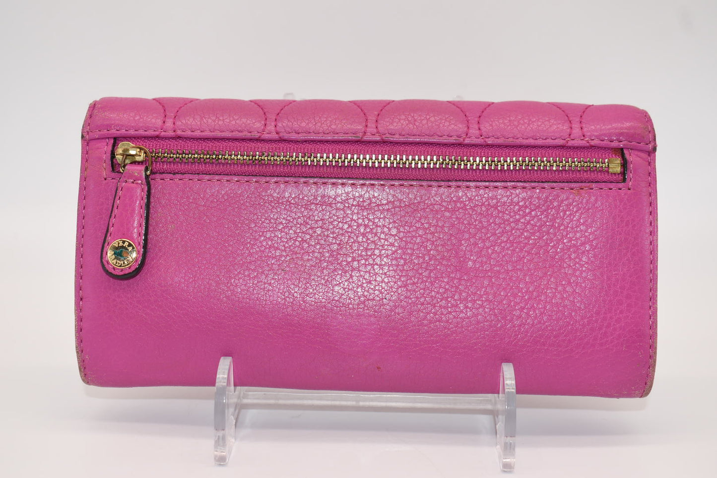 Vera Bradley Quilted Leather Audrey Wallet in Magenta