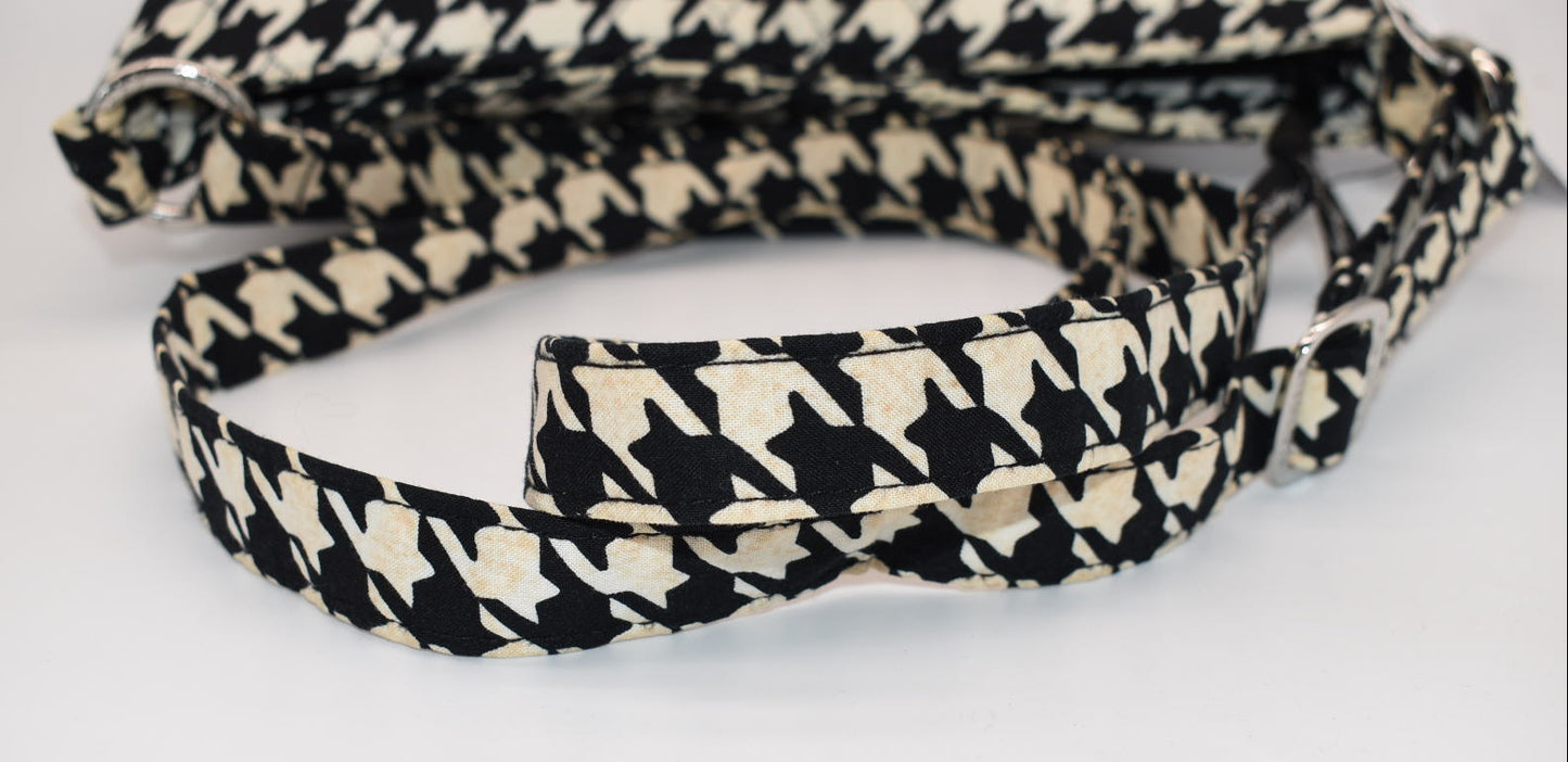 Vera Bradley Triple Zip Hipster Crossbody Bag in "Houndstooth" Pattern