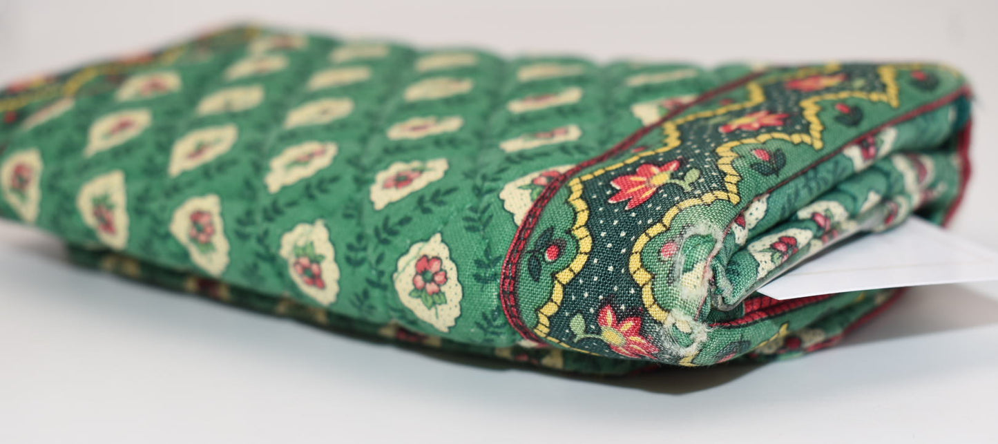 Vera Bradley Quilted Cotton Wallet in "Greenfield" Pattern