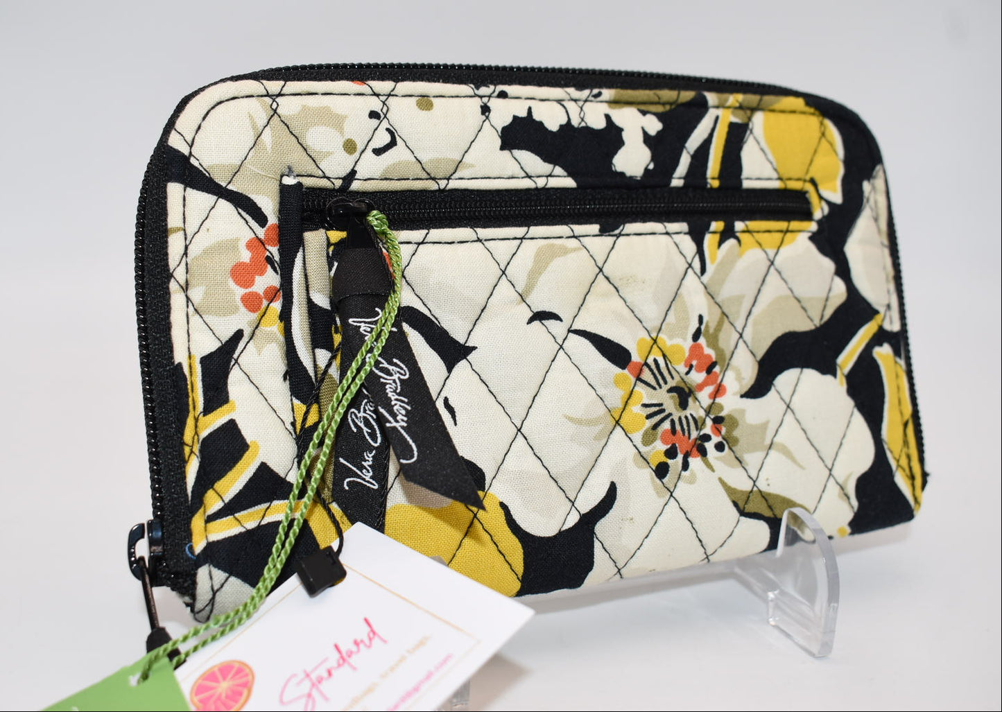 Vera Bradley Zip-Around Wallet in "Dogwood" Pattern