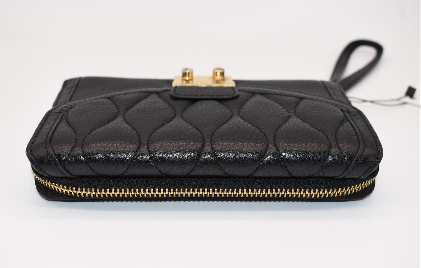 Vera Bradley Quilted Leather Ultimate Wristlet Wallet in Black