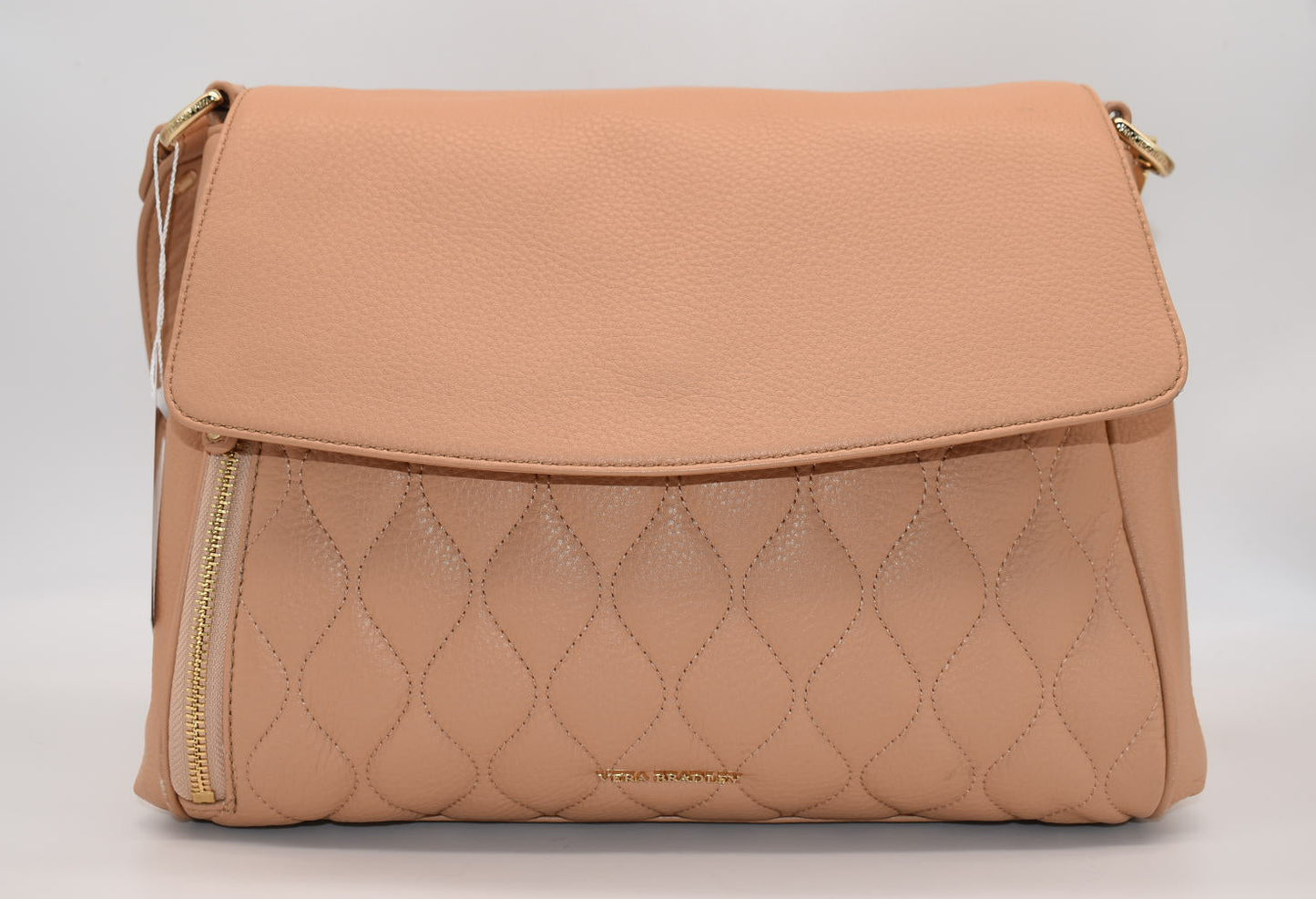Vera Bradley Cara Convertible Shoulder / Crossbody Bag in Quilted Leather
