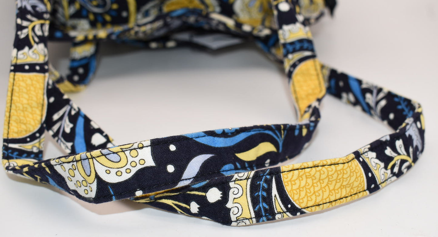 Vera Bradley Sweet Pleat Zip Tote Bag in "Ellie Blue" Pattern