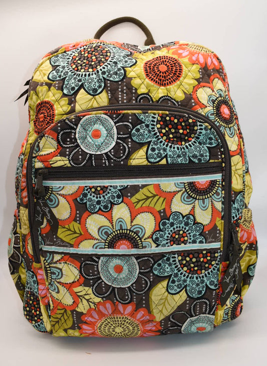 Vera Bradley Campus Backpack in "Flower Shower" Pattern