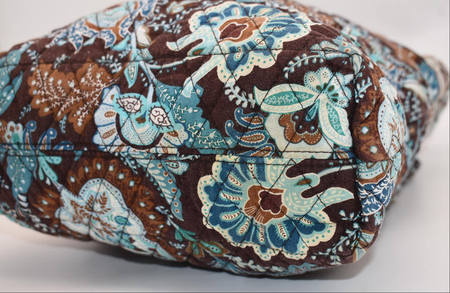 Vera Bradley Quilted Cotton Everyday Tote Bag in "Java Blue" Pattern