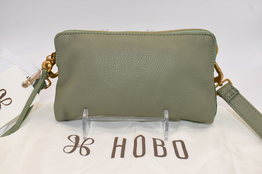 HOBO Fern Leather Slim Belt Bag in Watercress