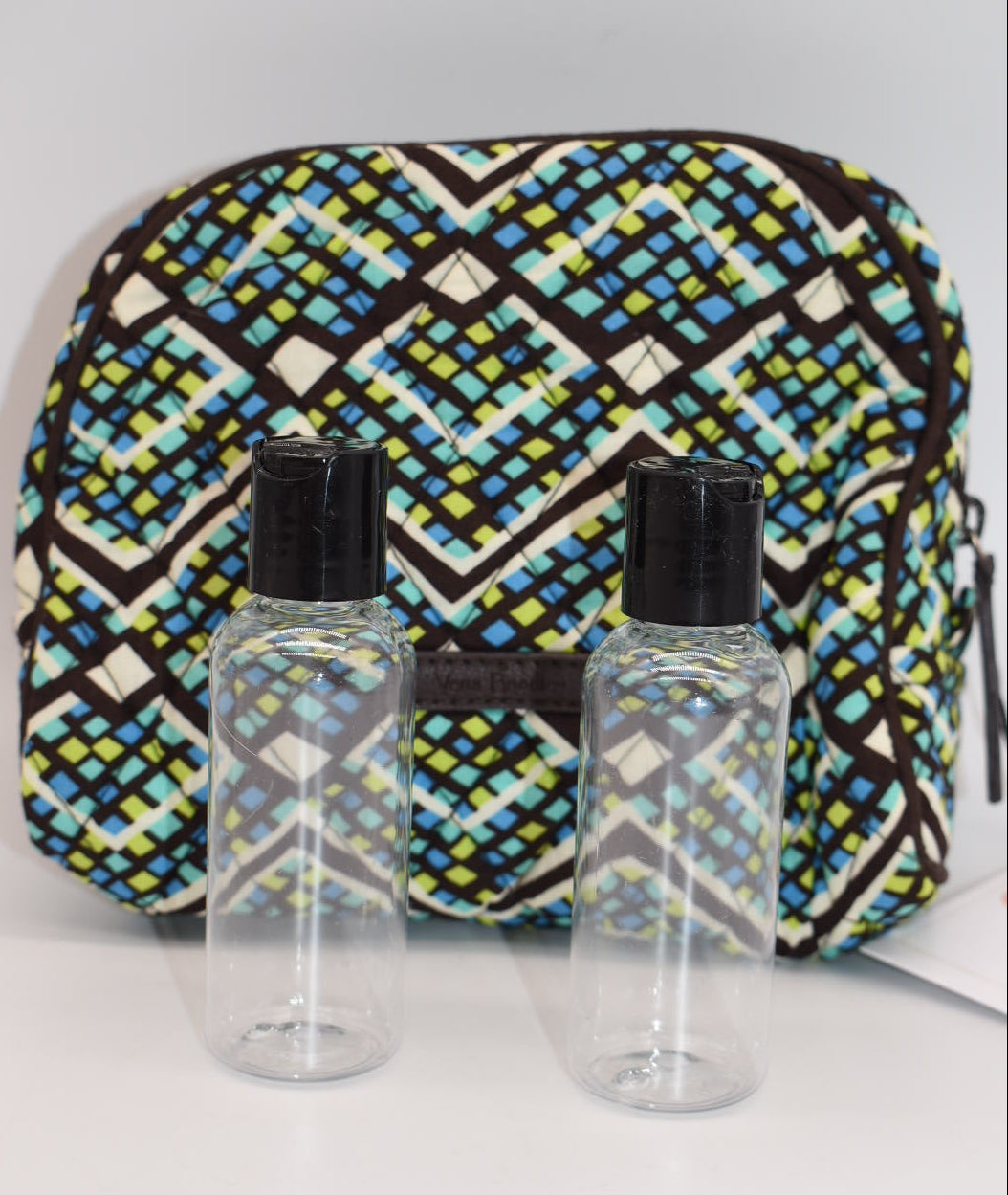 Vera Bradley Medium Cosmetic Zip Bag in "Rain Forest" Pattern