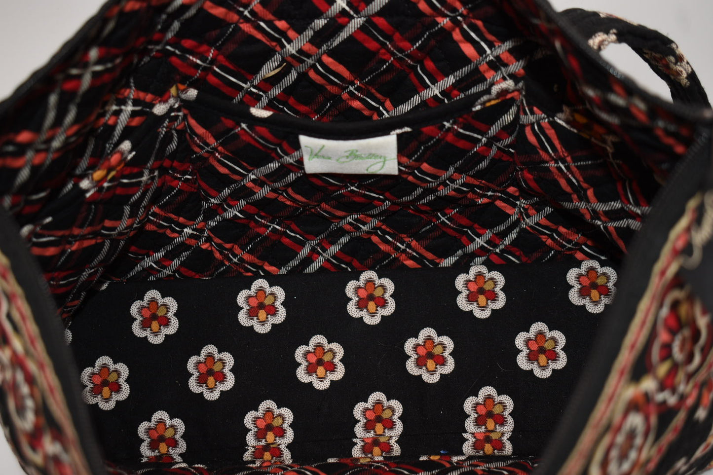 Vera Bradley Large Betsy Shoulder Bag in "Pirouette" Pattern