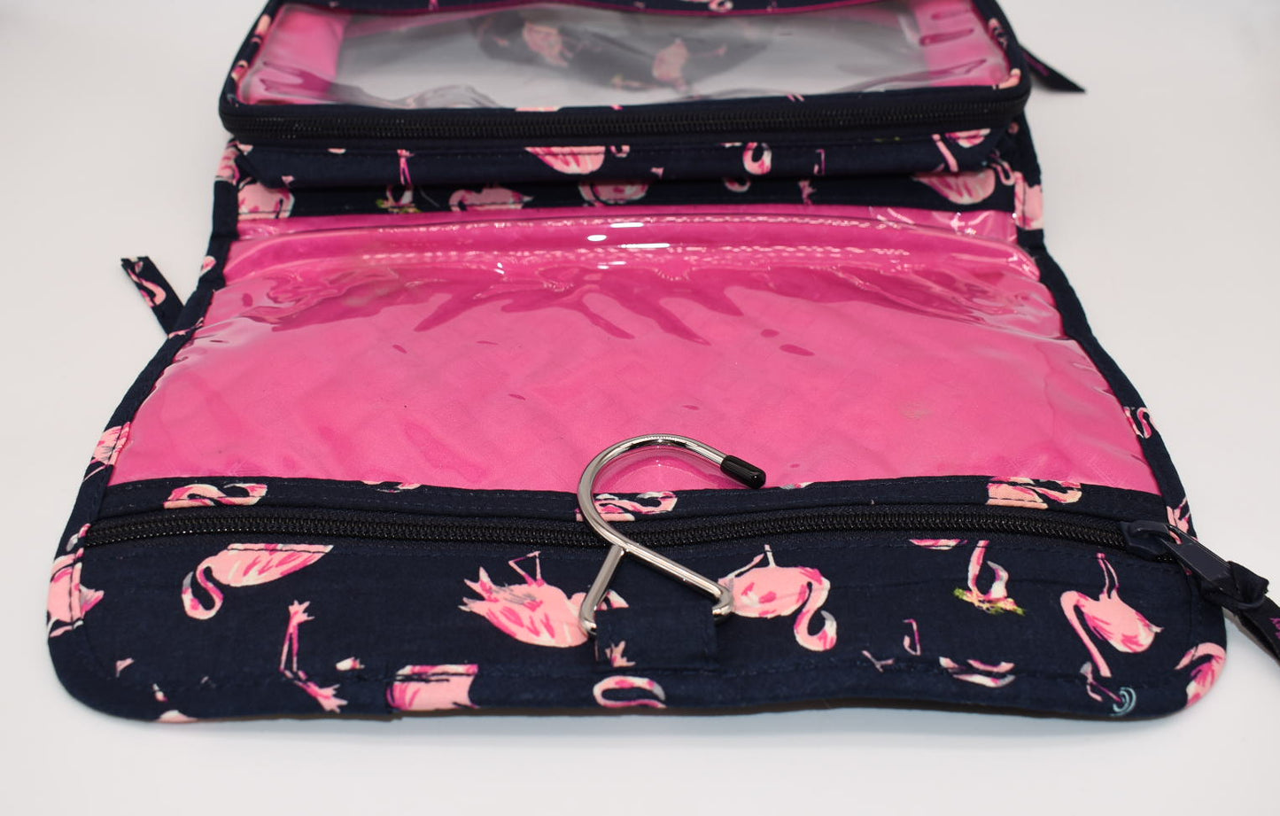 Vera Bradley Hanging Travel Organizer in "Flamingo Fiesta" Pattern