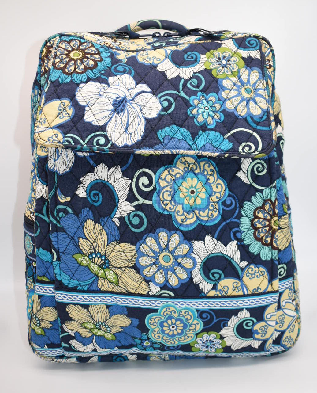 Vera Bradley Large Ultimate Backpack in "Mod Floral Blue" Pattern