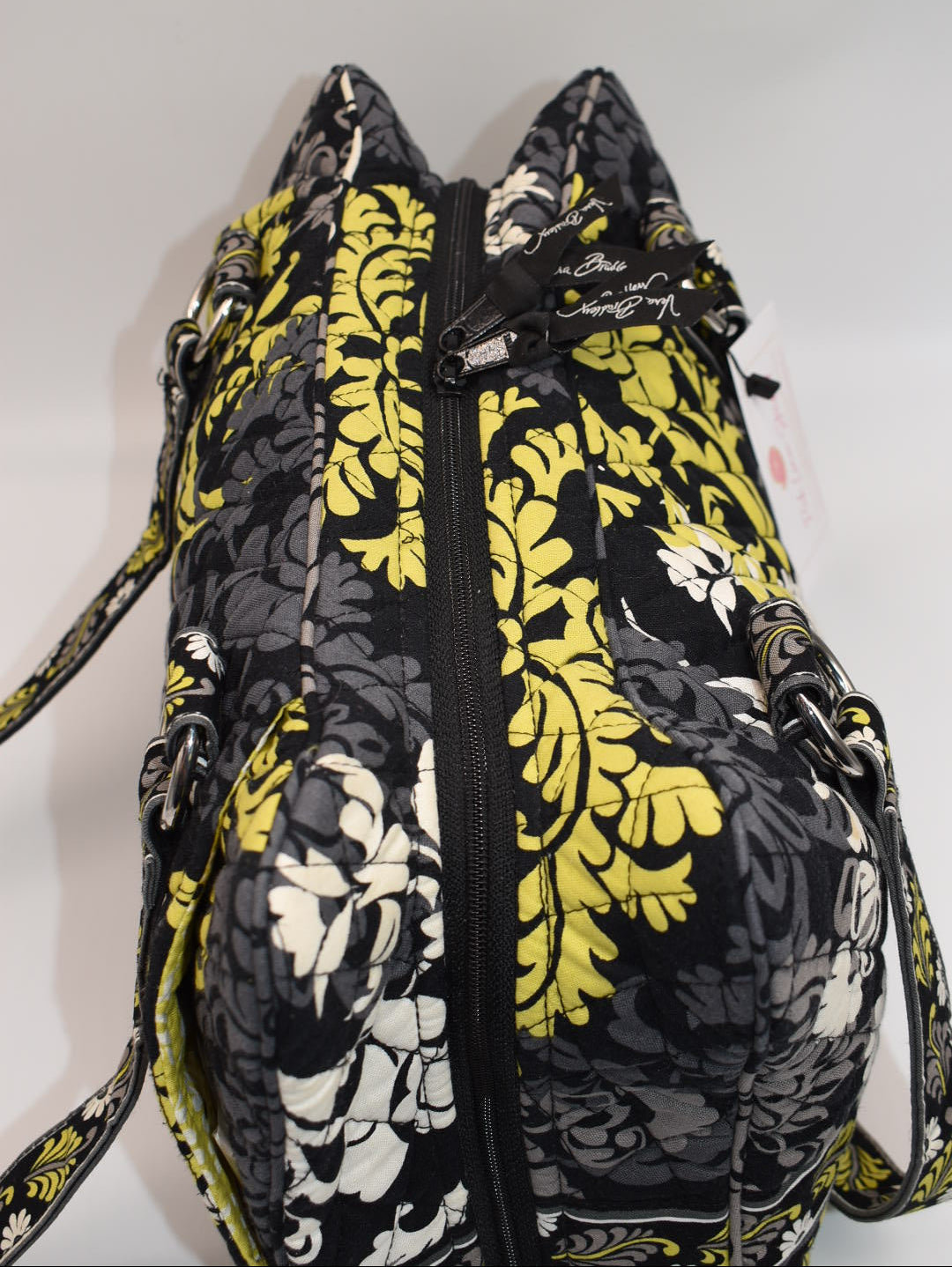 Vera Bradley Squared Away Satchel Bag in "Baroque" Pattern