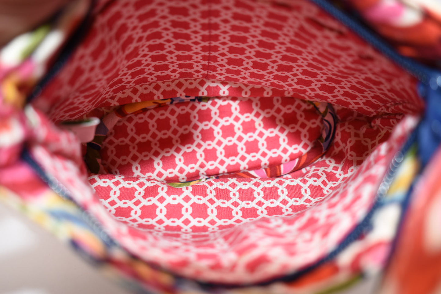 Vera Bradley Hannah Small Pleated Bag in "Hope Garden" Pattern