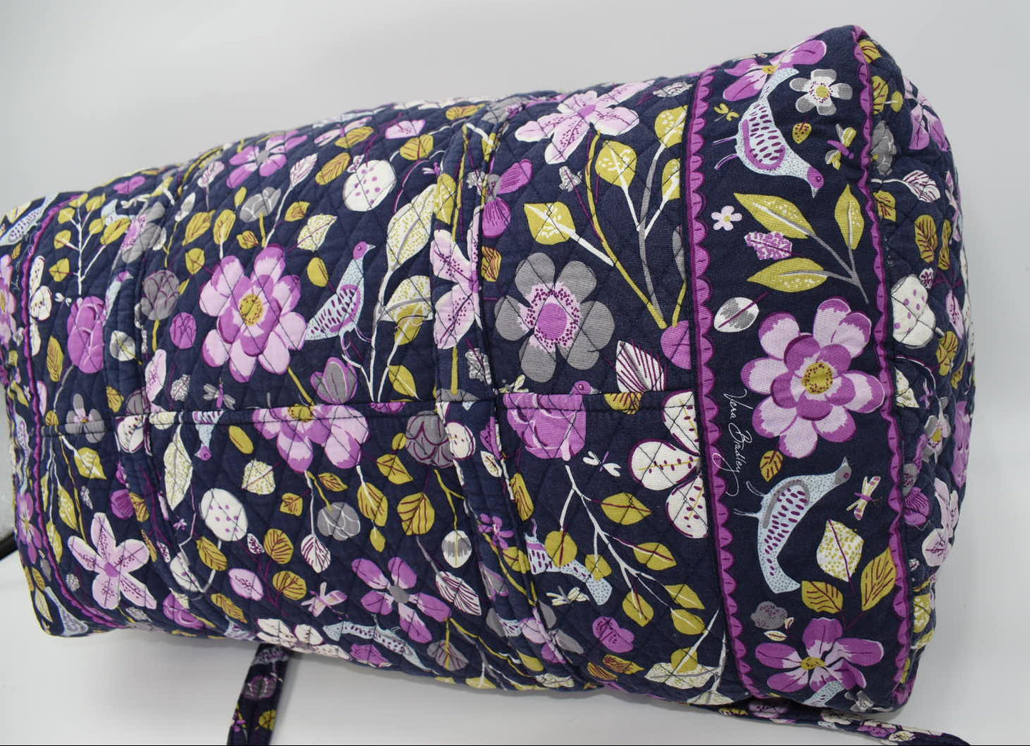 Vera Bradley XL Duffel Bag in "Floral Nightingale" Pattern