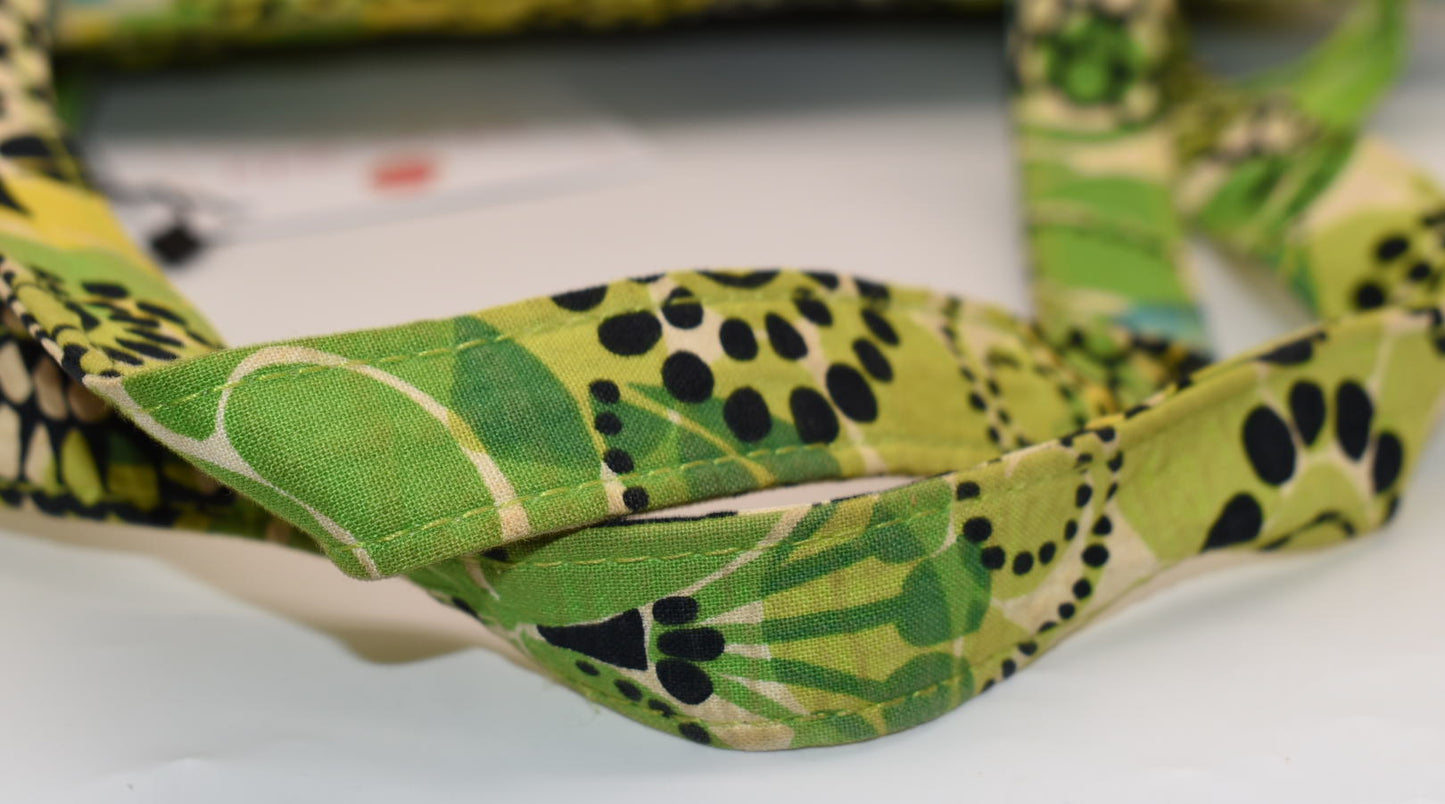 Vera Bradley "Go Around" Large Tote Bag in "Lime's Up" Pattern