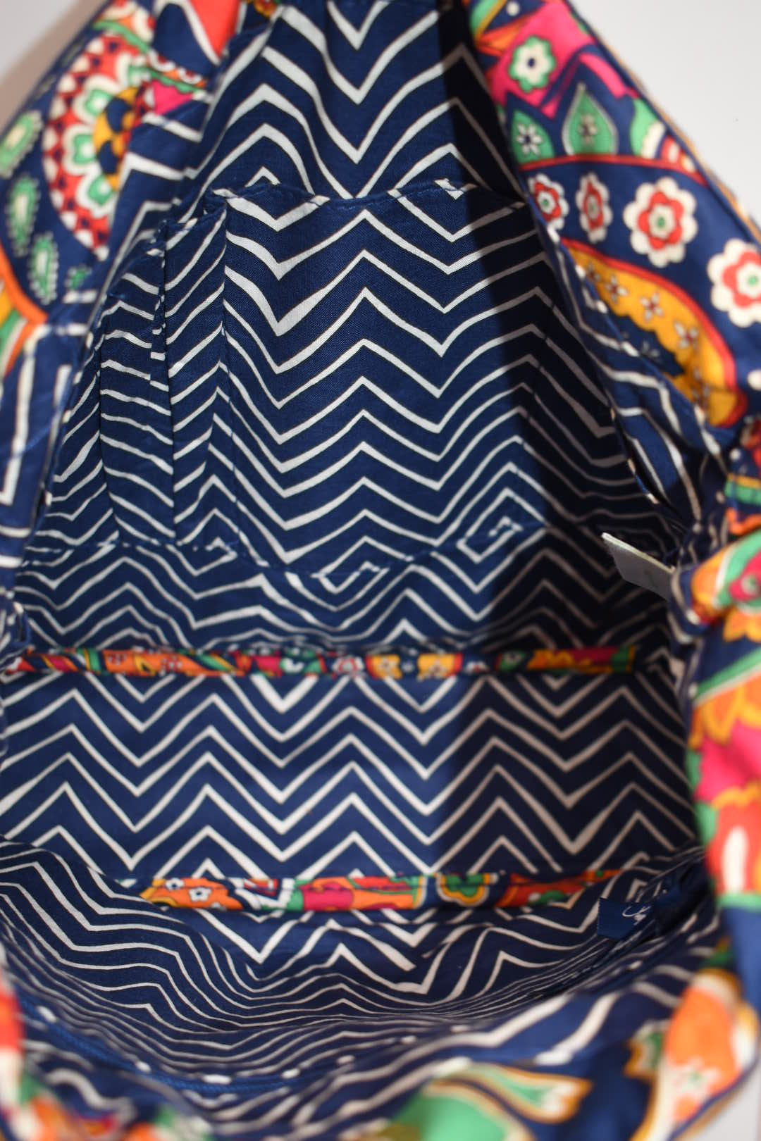 Vera Bradley Two-Way Convertible Tote Bag in "Venetian Paisley" Pattern