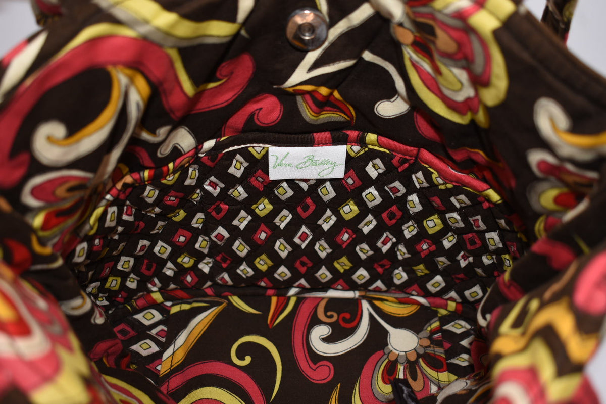 Vera Bradley Bucket Tote Bag in "Puccini" Pattern