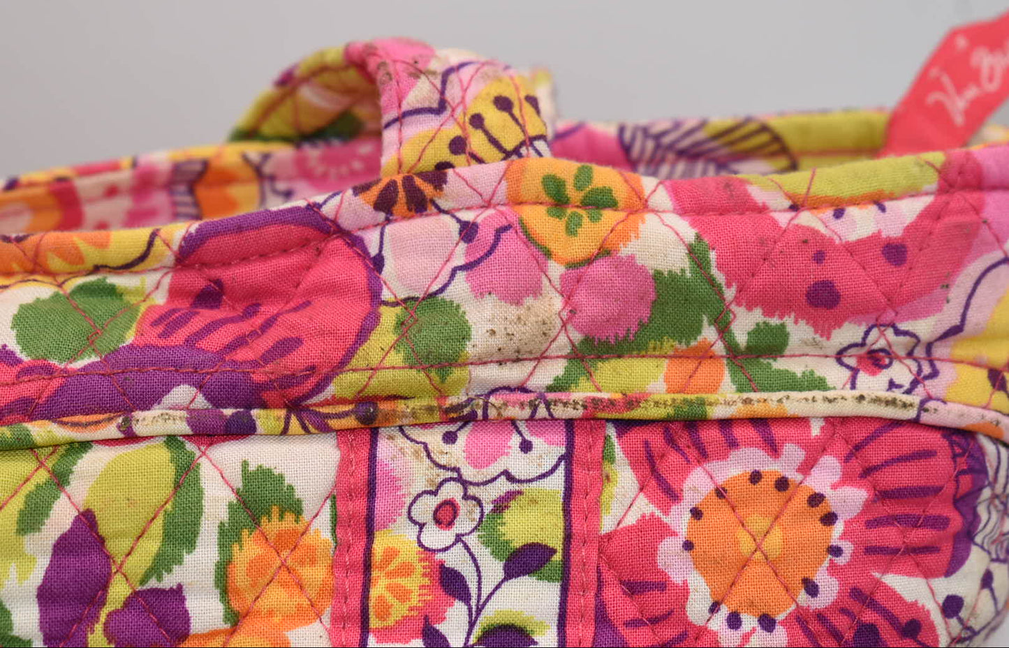 Vera Bradley Large Mandy Tote Bag in "Clementine" Pattern